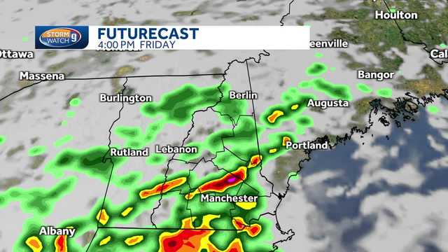 Flood watch posted for most of New Hampshire; severe weather possible Friday