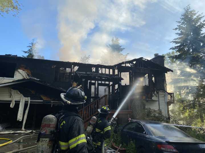 Fire destroy home in the Mt. Baker/Columbia City neighborhoods