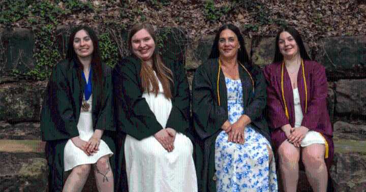 Graduates galore! Northeast Ohio mom and 3 daughters graduate in the same month