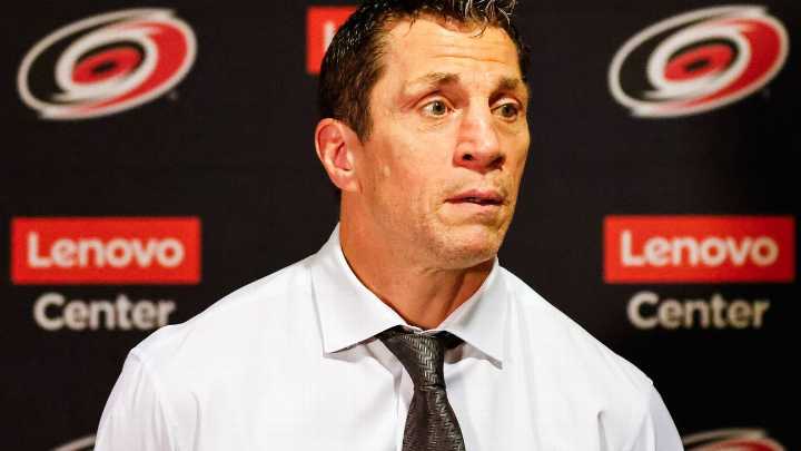 Rod Brind'Amour surprised by Paul Maurice's handshake line stance