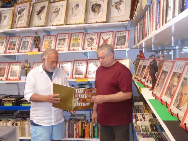 JCC man’s collection of WWII Time magazine covers on display at bookstore