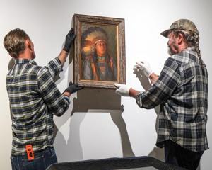 Harwood rehangs paintings stolen in 1985 heist