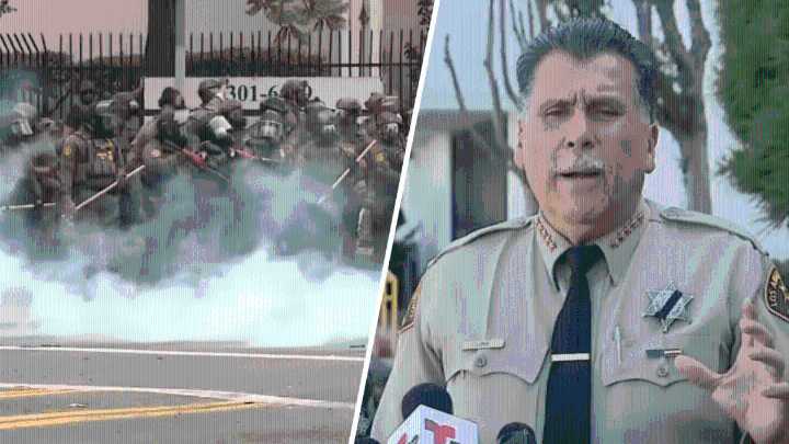 LASD: Over 100 deputies dispatched to Paramount as protest delared unlawful