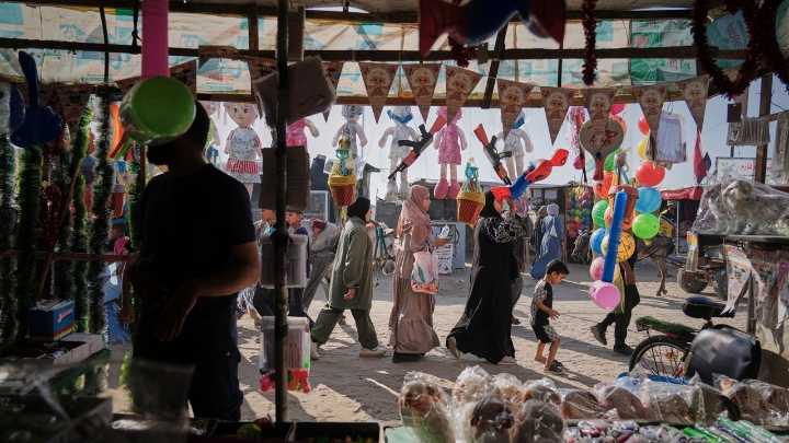 Without meat, families in Gaza struggle to celebrate Islam's Eid al