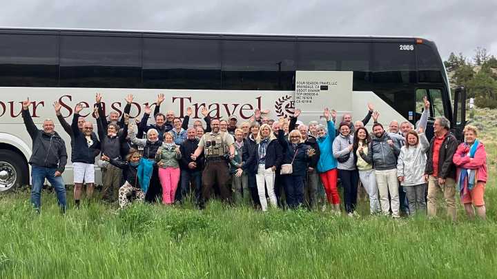 Cody Rallies To Rescue Bus Load Of French Tourists Stranded Near Meeteetse