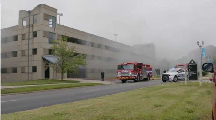 Multiple cars damaged in fire on Aspiria campus in Overland Park