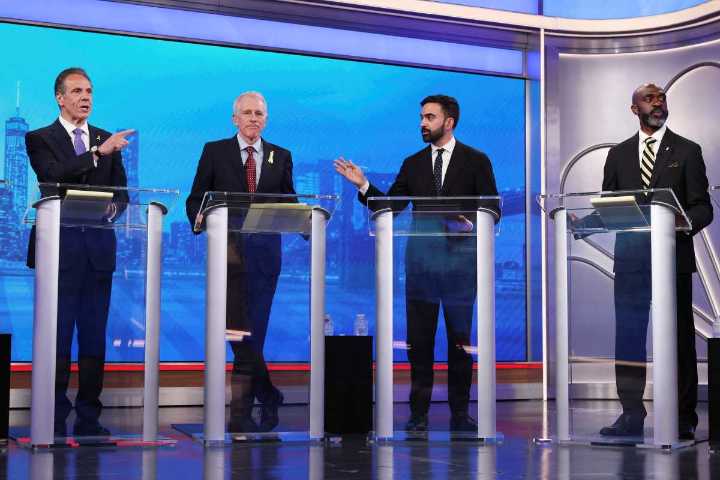 NYC Mayor’s Race: Rivals rip into frontrunner Cuomo during first Democratc primary debate
