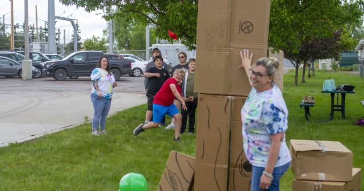 Kids have some fun at 'life-sized' Angry Birds event