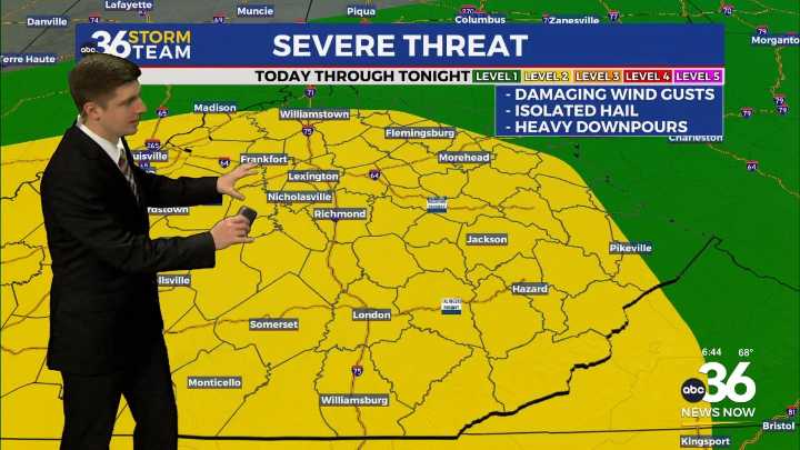 Strong-to-severe storm threat Friday