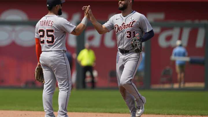 McKinstry scores on wild pitch and MLB-leading Tigers top Royals 1