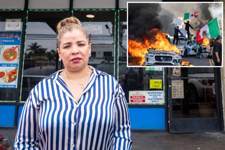 El Salvadorian restaurant staff praised for helping officers hurt in LA riots