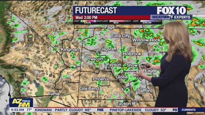 Arizona weather forecast: Partly cloudy and warm Wednesday in Phoenix