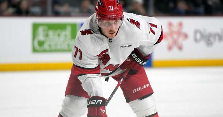 Carolina Hurricanes forward Jesper Fast retires after missing season with neck injury