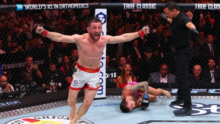 UFC 316 results, highlights: Merab Dvalishvili dominates, forces Sean O'Malley to tap to retain bantamweight gold