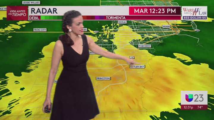 La tarde del martes será de bastante lluvia, según el pronóstico