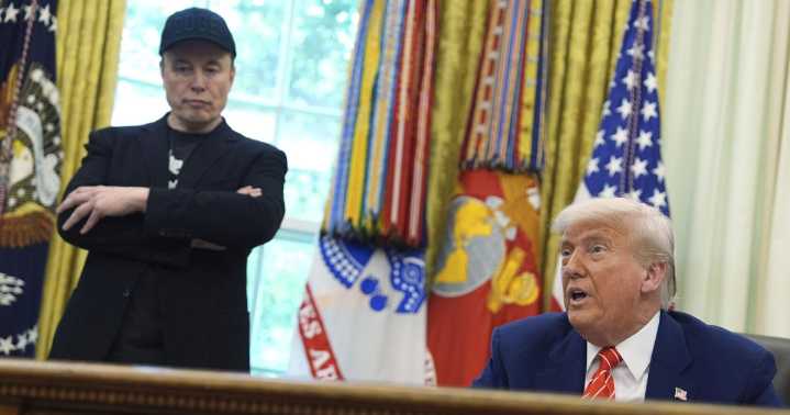 Trump threatens to cut Elon Musk's government contracts as their public feud escalates