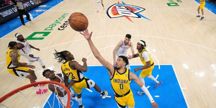 NBA Finals: Haliburton caps huge rally with winning jumper as Pacers stun Thunder 111