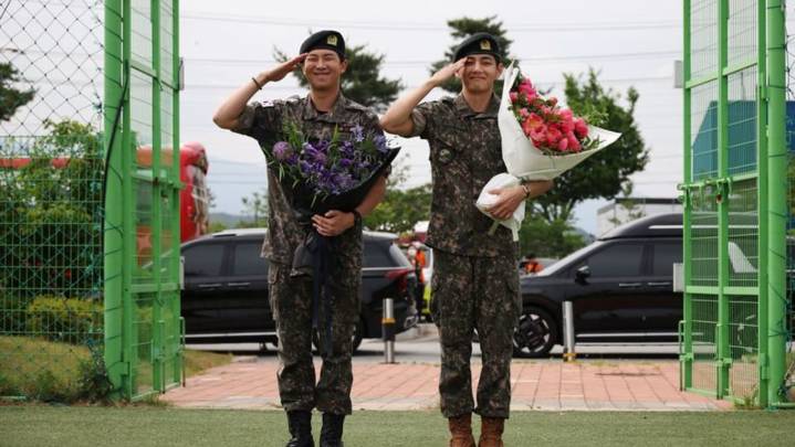 BTS members RM, V discharged from South Korea military, looking forward to reunion