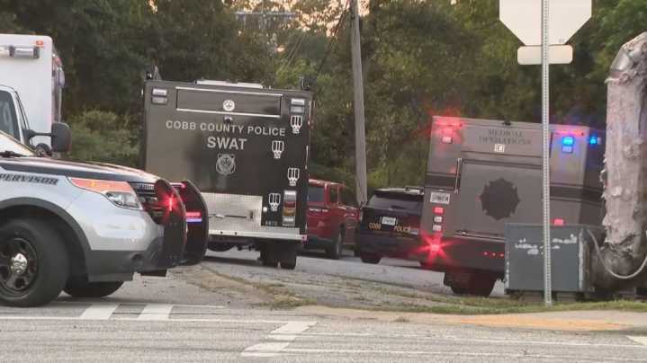 SWAT clears scene at Cobb County home where police presence was spotted