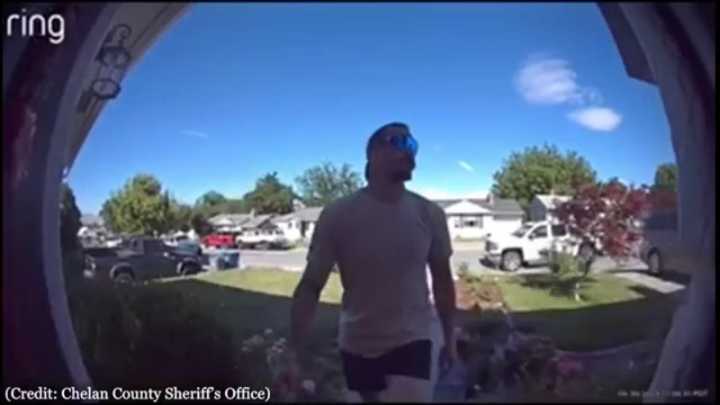 New video released as manhunt for dad accused of killing girls continues
