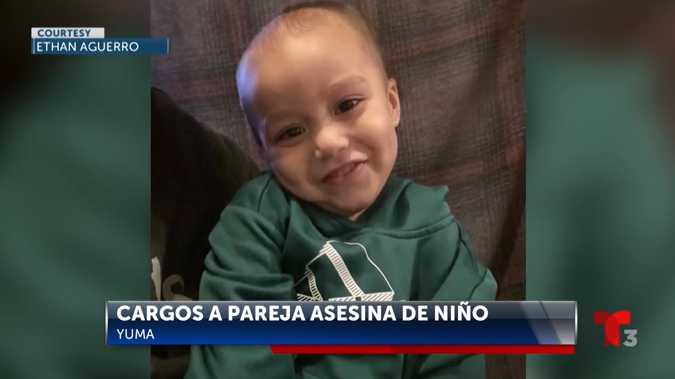 Pareja detenida por asesinato de Niño de 2 años en Yuma