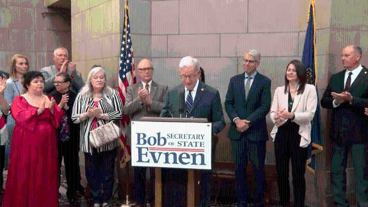 Nebraska Secretary of State Bob Evnen announces reelection bid
