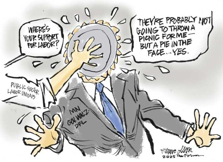 Trygve Olson cartoon: No picnic