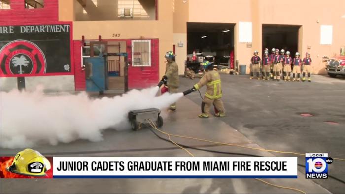 Miami Fire Rescue holds graduation for Junior Cadet program