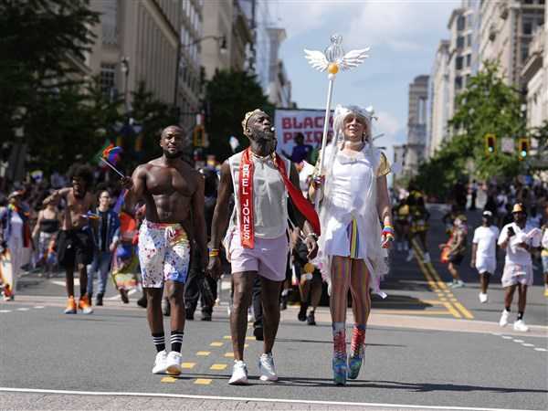 Cloudy skies can’t dim joy as thousands fill nation's capital for World Pride parade