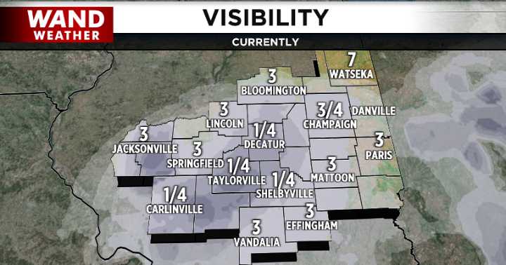 Dense fog and rain headlines Friday's forecast