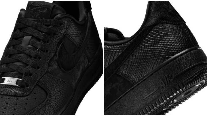 Nike Air Force 1 Low Premium Black/Black HQ1977