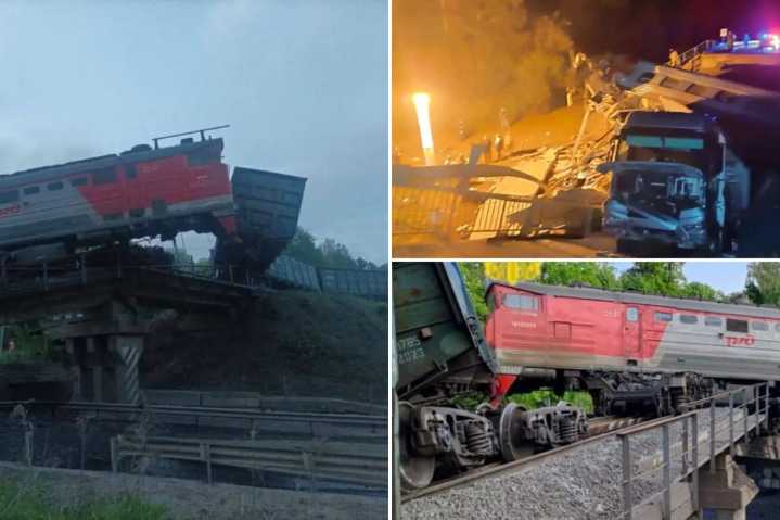 Bridges collapse in 2 Russian regions bordering Ukraine, 7 dead