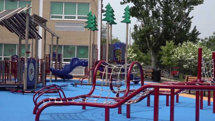 New playground unveiled at Scranton's John F. Kennedy Elementary School
