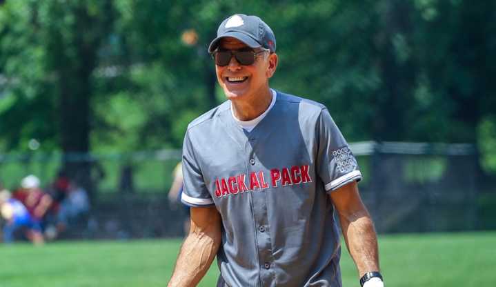 George Clooney Plays In Another Broadway Softball Game During His Final Week of ‘Good Night, And Good Luck’ 
