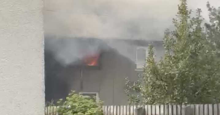 Firefighters tackle double West Lothian house blaze as locals watch on in horror