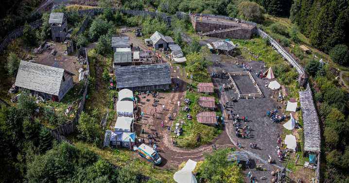 The medieval village just 45 mins from Glasgow where kids can learn to be a knight or see pirates