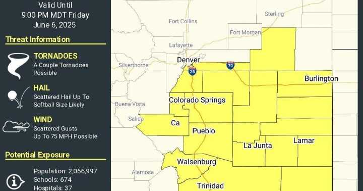 Over 650 flights delayed as state placed under Tornado Watch