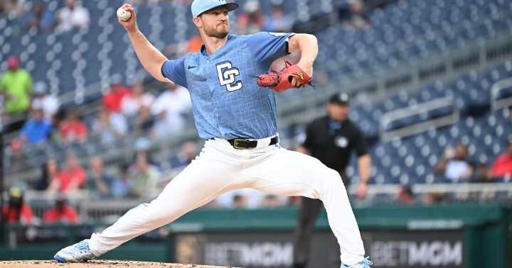 Michael Soroka leads combined two-hitter as Nats beat Rangers