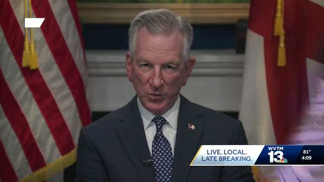 Tuberville addresses spending, immigration in remarks following campaign launch