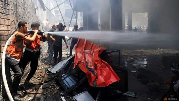 Gaza rescuers say Israeli fire kills 36, six near aid centre