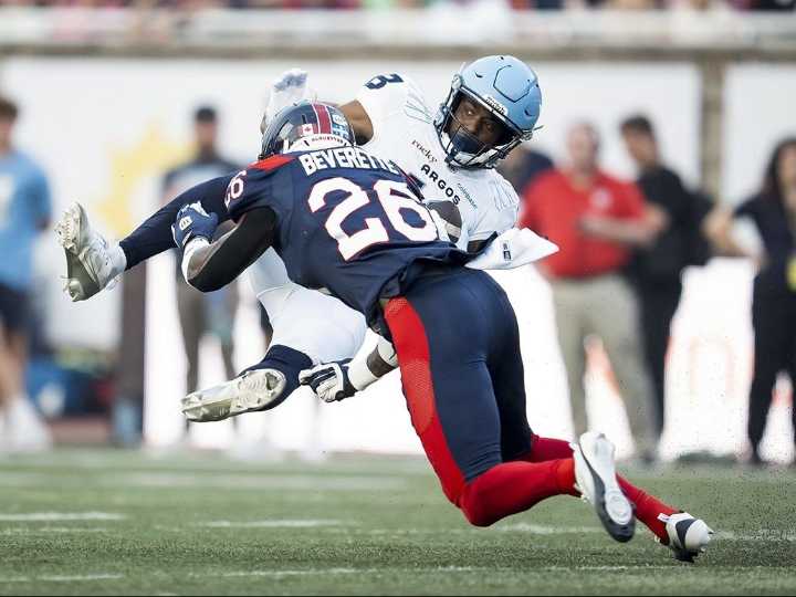 The Alouettes' defence held the Argos to just 34 rushing yards