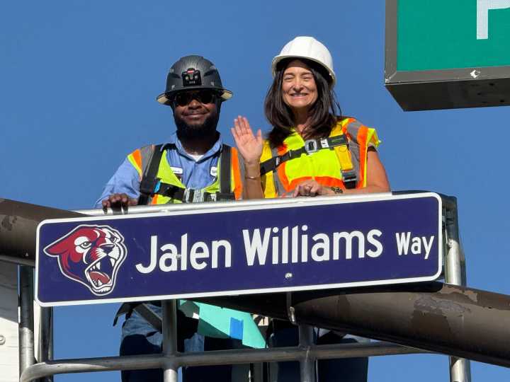 Perry High School renames entrance to honor NBA star Jalen Williams 