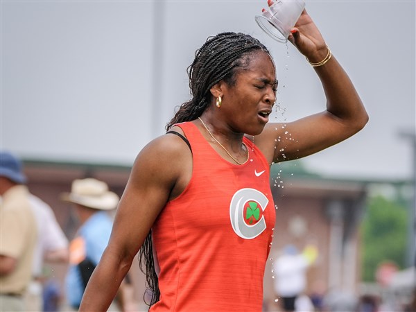 Video: Watch Central Catholic sprinter Nyla King’s 3 state title events