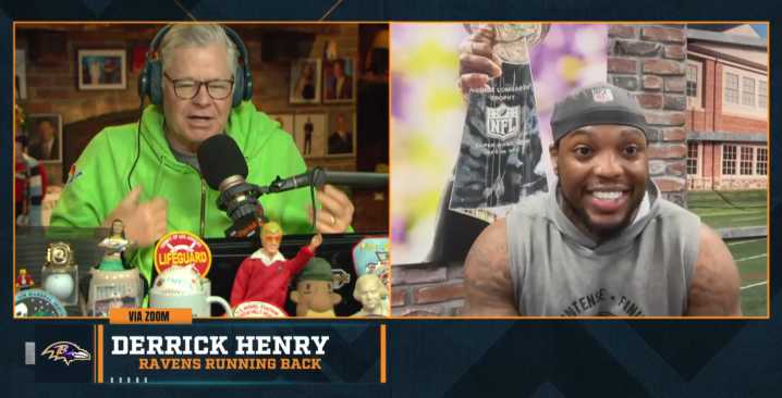 Ravens' Derrick Henry makes bet for Adam Sandler movie role