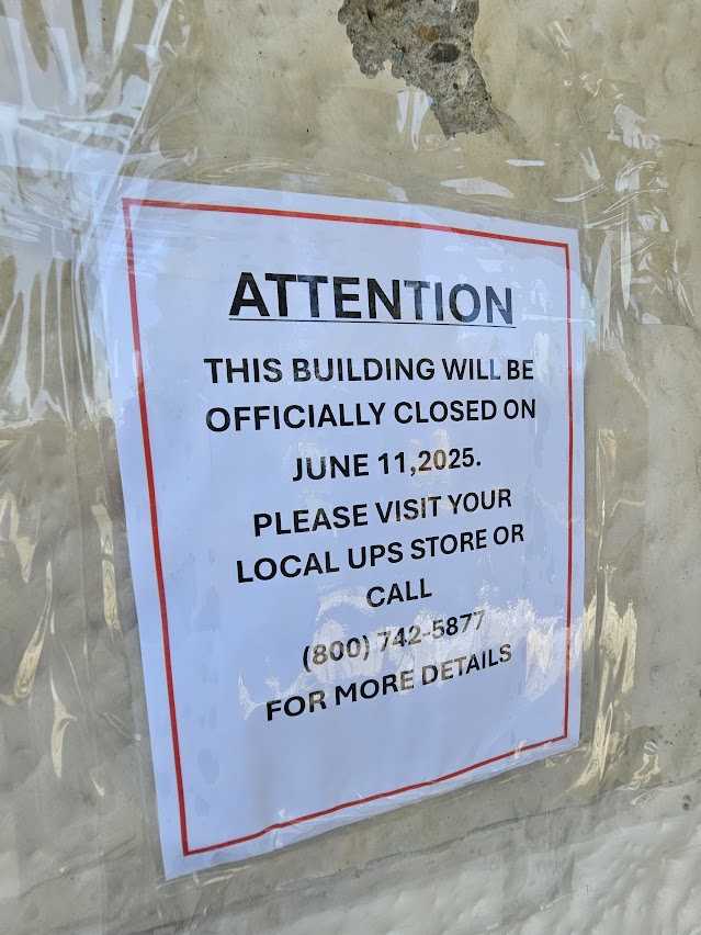 Last Stop: UPS Customer Center On Olivera Road In Concord Closing June 11
