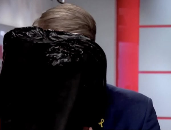 CNN's Scott Jennings Dunks Head In Trash Can Upon Mention Of Trump