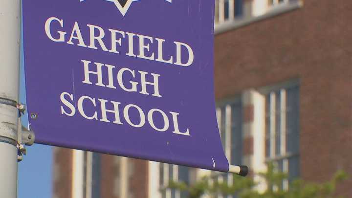 Garfield HS students walk out, demand safer schools on anniversary of classmate's death
