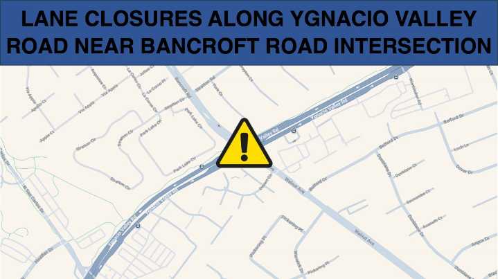 Road Repaving Set For Ygnacio Valley & Bancroft In Walnut Creek This Week