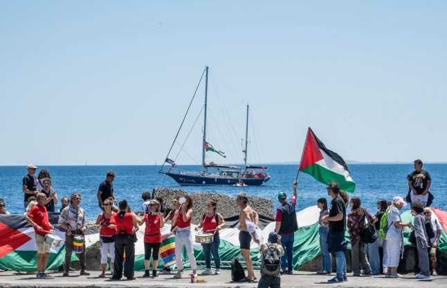 Israel vows to stop ship carrying Greta Thunberg reaching Gaza ‘by whatever measure necessary’