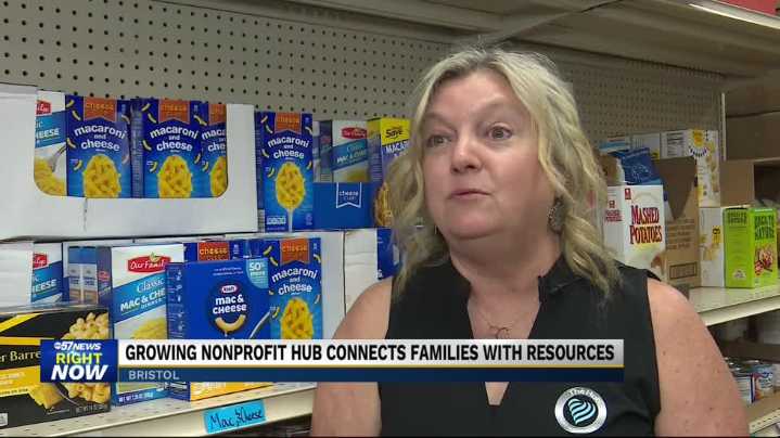 The HUB's program offers assistance to families in need of groceries